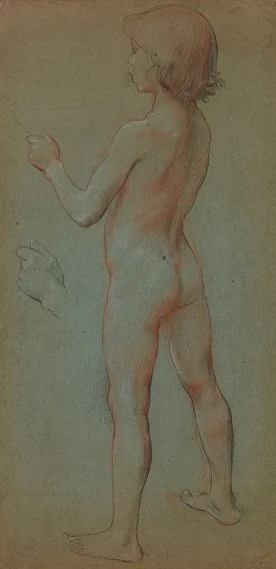 Etude Pour Le Decor De Lopera Comique Fillette Nue