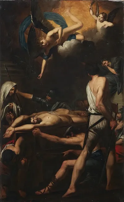 Etude Pour Le Martyre De Saint Proces Et Saint Martinien