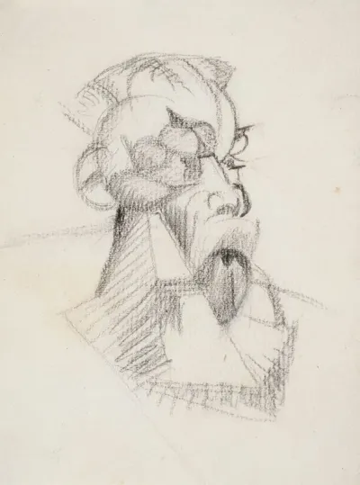 Etude Pour Le Portrait Doctave Mirbeau