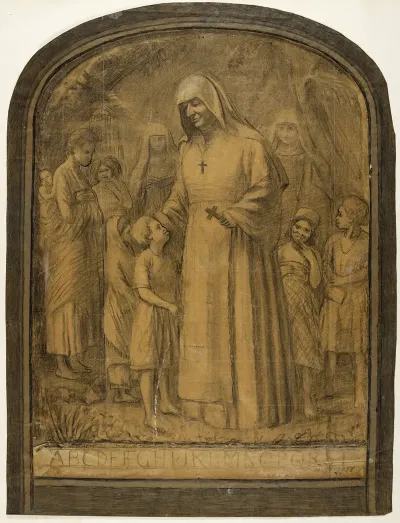 Etude Pour Un Bas Relief Mere Javouhey Missionnaire