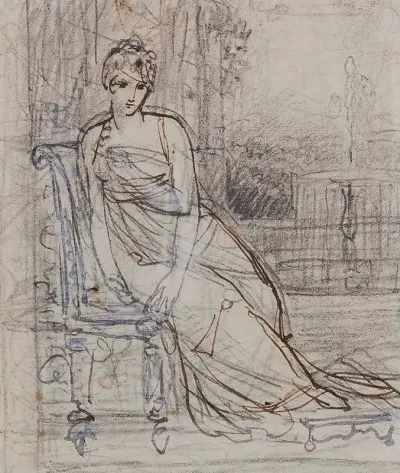 Etude Pour Un Portrait De Juliette Recamier