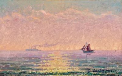 Etude Sur La Mer A St Malo Contre Soleil