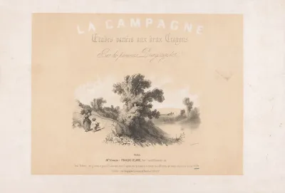 Etudes Variees Aux Deux Crayons Title Page