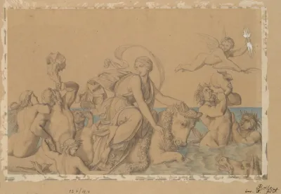 Europa And The Bull With Tritons And Nereids