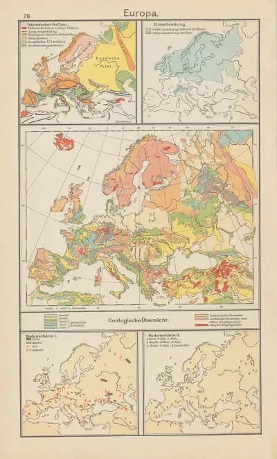 Europa Geologische‎ ‎ubersicht