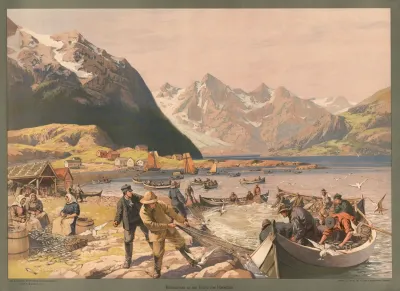 Europa Heringsfang An Der Kuste Von Norwegen