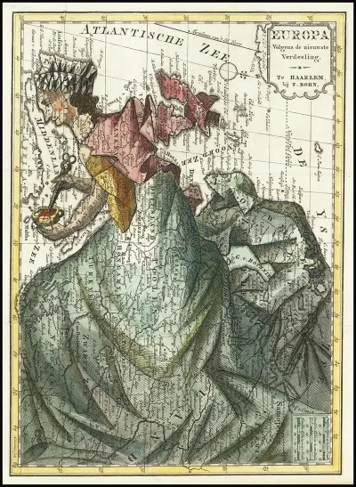 Europa Volgens De Nieuwste Verdeeling