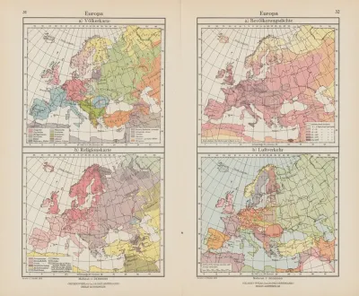 Europa Volkerkarte Bevolkerungsdichte