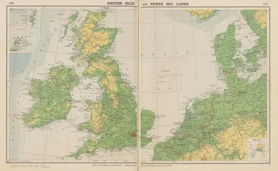 Europe British Isles And North Sea Lands