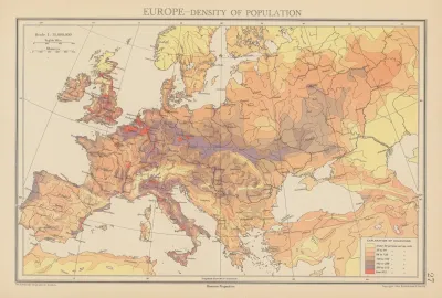 Europe Density Of Population