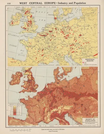 Europe West Central Industry And Population