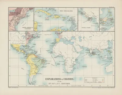 European‎ ‎explorations‎ ‎and‎ ‎colonies‎ ‎from‎ ‎the‎ ‎fifteenth‎ ‎to‎