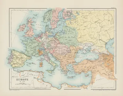 Europe‎ ‎in 1740