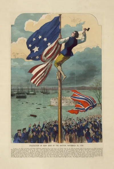 Evacuation Of New York By The British November 25 1783