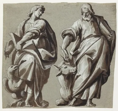 Evangelisterne Johannes Og Lukas