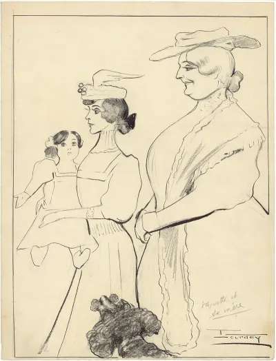 Eve Lavalliere Et Marie Magnier Dans Miquette Et Sa Mere De Robert De Flers Gaston Arman De Caillavet