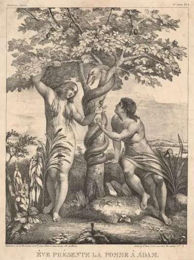 Eve Presente La Pomme A Adam