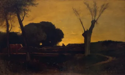 Evening At Medfield Massachusetts
