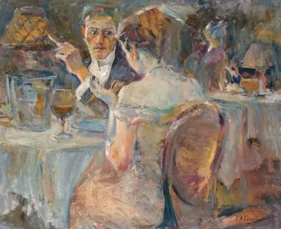 Evening In A Parisian Cafe