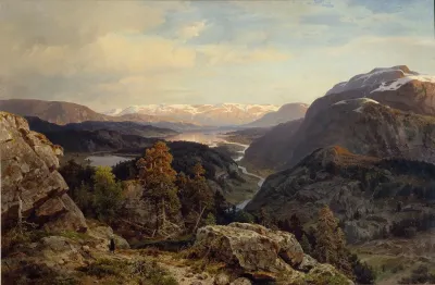 Evening In The Norwegian Mountains