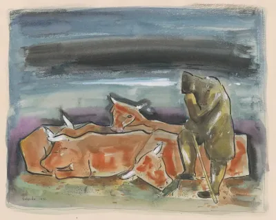 Evening In The Pasture