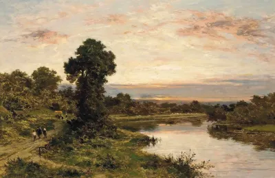 Evening On The Thames At Shillingford