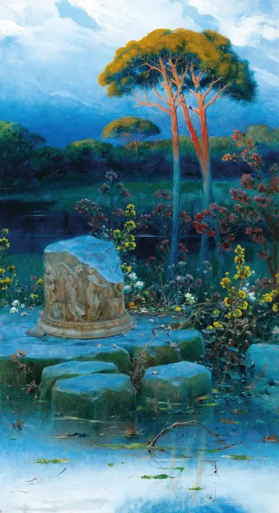 Evening Over The Pontine Marshes