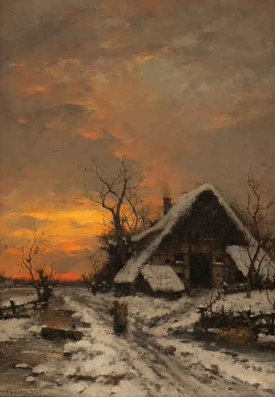 Evening Winter Landscape