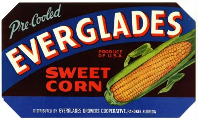 Everglades Brand Sweet Corn Label