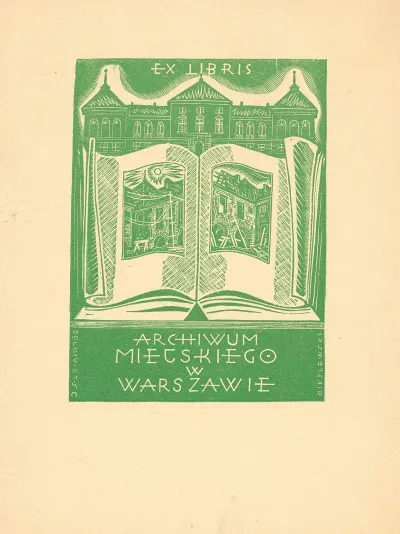 Ex Libris Archiwum Miejskiego W Warszawie