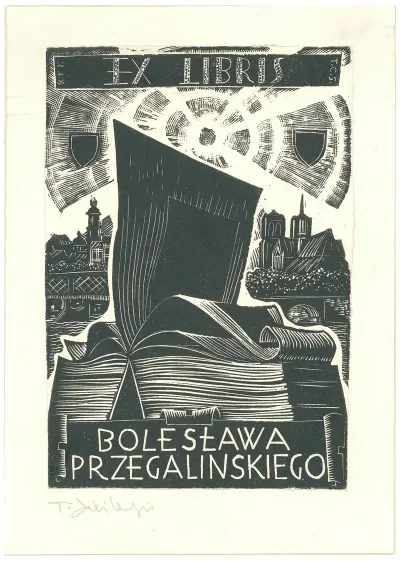 Ex Libris Boleslawa Przegalinskiego