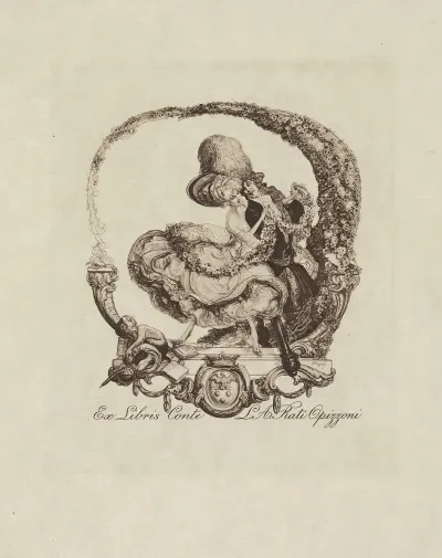 Ex Libris Conte L A Rati Opizzoni