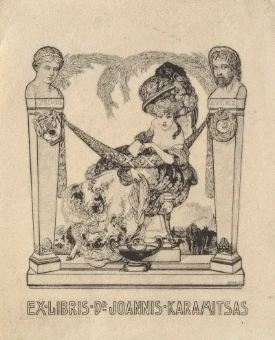 Ex Libris Dr Joannis Karamitsas
