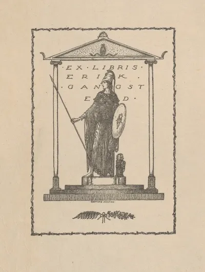 Ex Libris Erik Gangsted