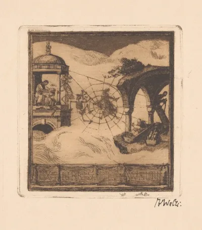 Ex Libris F E Welti