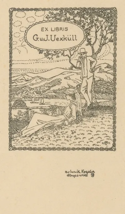 Ex Libris G Und J Uexkull