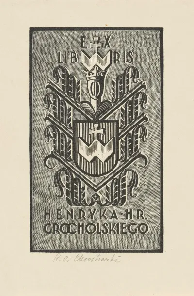 Ex Libris Henryka Hr Grocholskiego