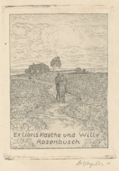 Ex Libris Kaethe Und Willy Rosenbusch