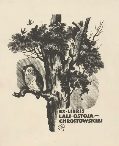Ex Libris Lali Ostoja Chrostowskiej