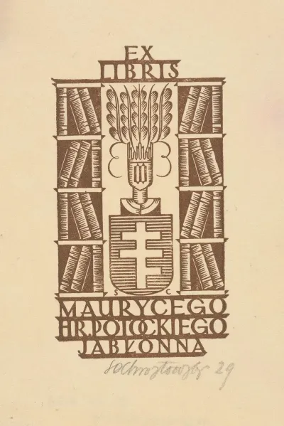 Ex Libris Maurycego Hr Potockiego Jablonna