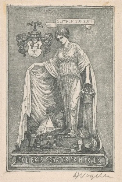 Ex Libris Senator Dr H Traun