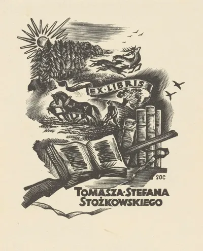 Ex Libris Tomasza Stefana Stozkowskiego