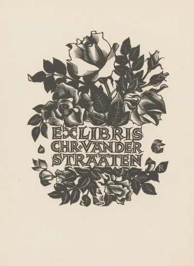 Ex Libris Van Chr Van Der Straaten