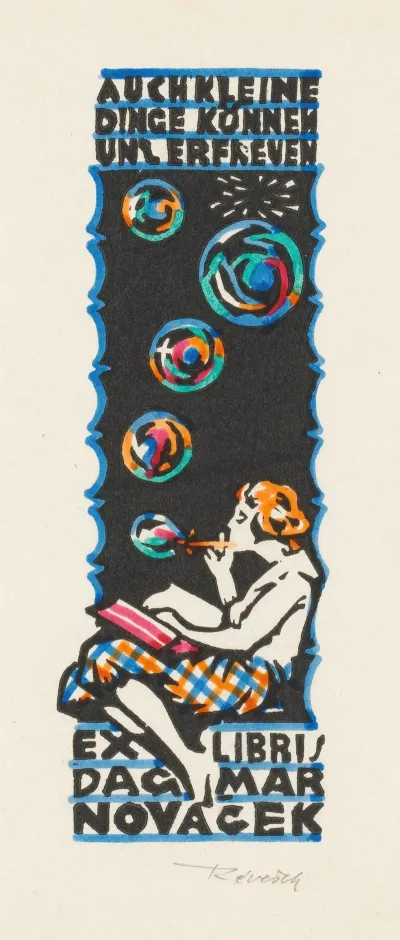 Ex Libris Van Dagmar Novacek