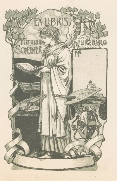 Ex Libris Van Hermann Scheiner 2