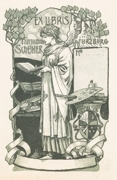 Ex Libris Van Hermann Scheiner