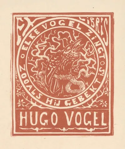 Ex Libris Van Hugo Vogel