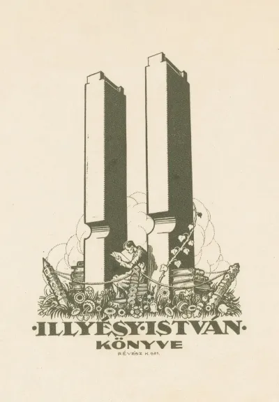 Ex Libris Van Istvan Illyesy