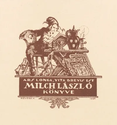 Ex Libris Van Laszlo Milch 2