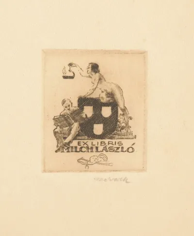 Ex Libris Van Laszlo Milch